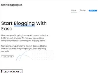 startblogging.co
