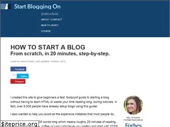 startbloggingonline.com