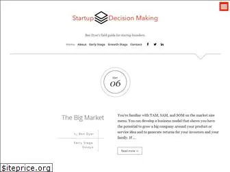 startupdecisionmaking.com