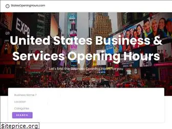 statesopeninghours.com