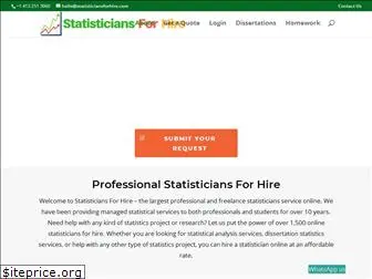 statisticiansforhire.com