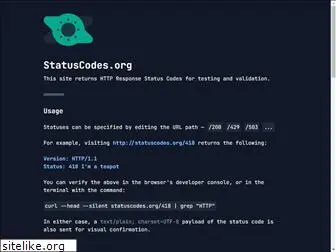statuscodes.org