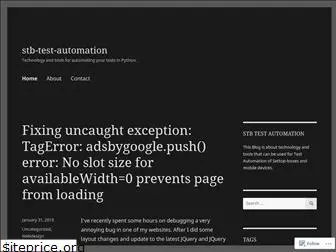 stbtestautomation.wordpress.com