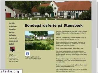 stensbaek.dk