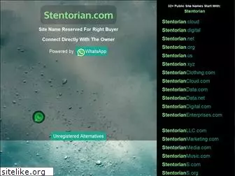 stentorian.com