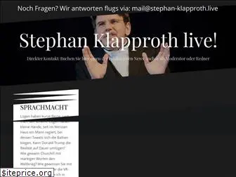 stephan-klapproth.live