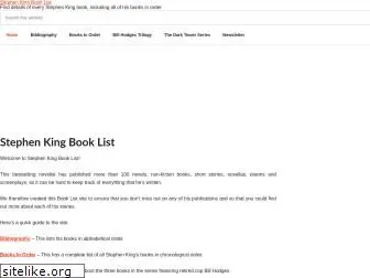 stephenkingbooklist.com