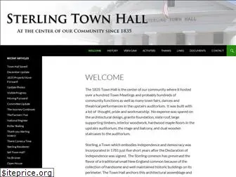 sterling1835townhall.org
