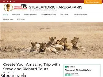 steveandrichardsafaris.com