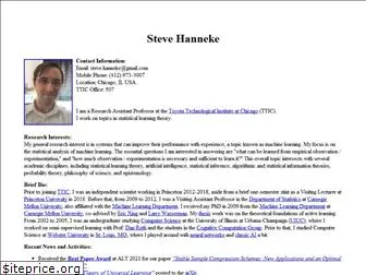 stevehanneke.com