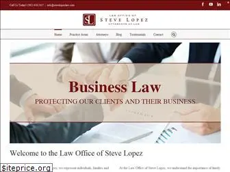 stevelopezlaw.com