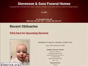 stevensonfuneralhomes.com