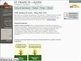 stfrancisyuma.com