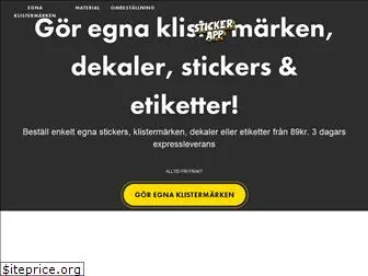 www.stickerapp.se