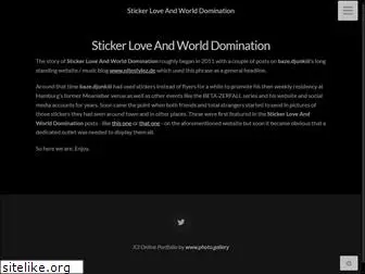 stickerloveandworlddomination.com