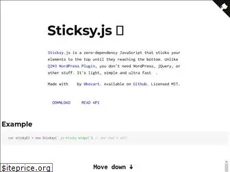 sticksy.js.org