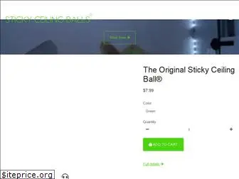 stickyceilingballs.com