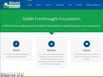 stiefelfreethoughtfoundation.org