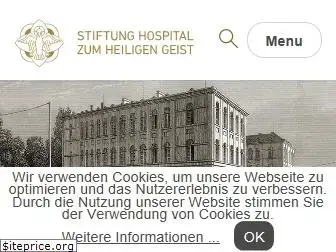 stiftung-hospital-zum-heiligen-geist.de