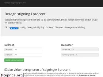 stigningprocent.dk