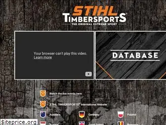 stihl-timbersports.com