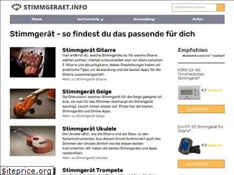 stimmgeraet.info