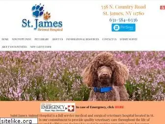 stjamesanimalhospital.com