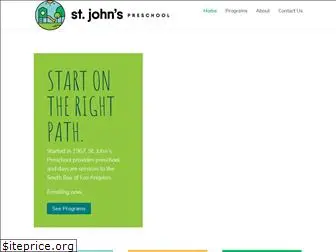 stjohnspreschooles.com