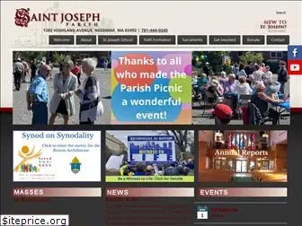 stjosephparishneedham.com