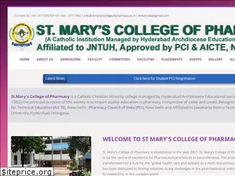 stmaryscollegeofpharmacy.ac.in