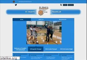 stmarysfranklincyobasketball.com