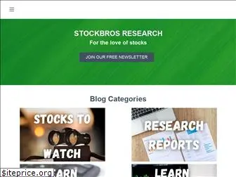 stockbrosresearch.com