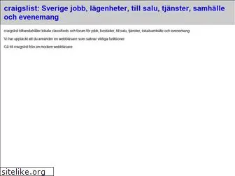 stockholm.en.craigslist.se