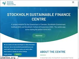 stockholmsustainablefinance.com