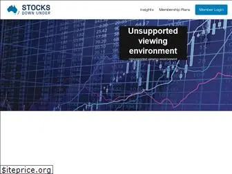 stocksdownunder.com