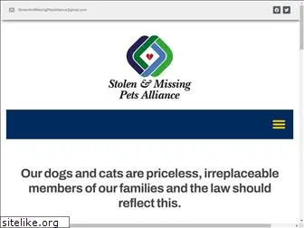 stolenandmissingpetsalliance.co.uk