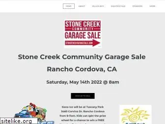 stonecreekgaragesale.com