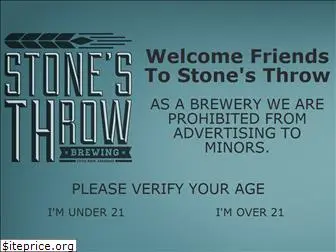 stonesthrowbeer.com