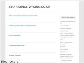 stopdoingitwrong.co.uk