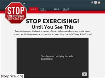 stopexercising.com