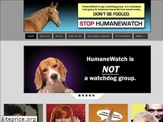 stophumanewatch.org