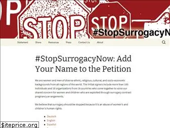 stopsurrogacynow.com