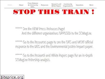 stopthistrain.org