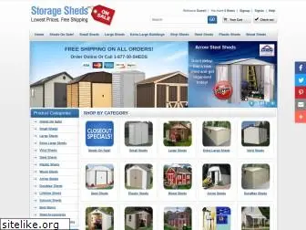 storageshedsonsale.com