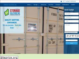 storagesolutionswa.com