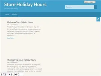 storeholidayhours.com