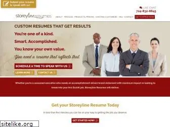 storeylineresumes.com