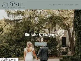 stpaulcollegeclub.com