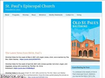 stpaulsbaltimore.org thumbnail