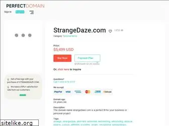 strangedaze.com